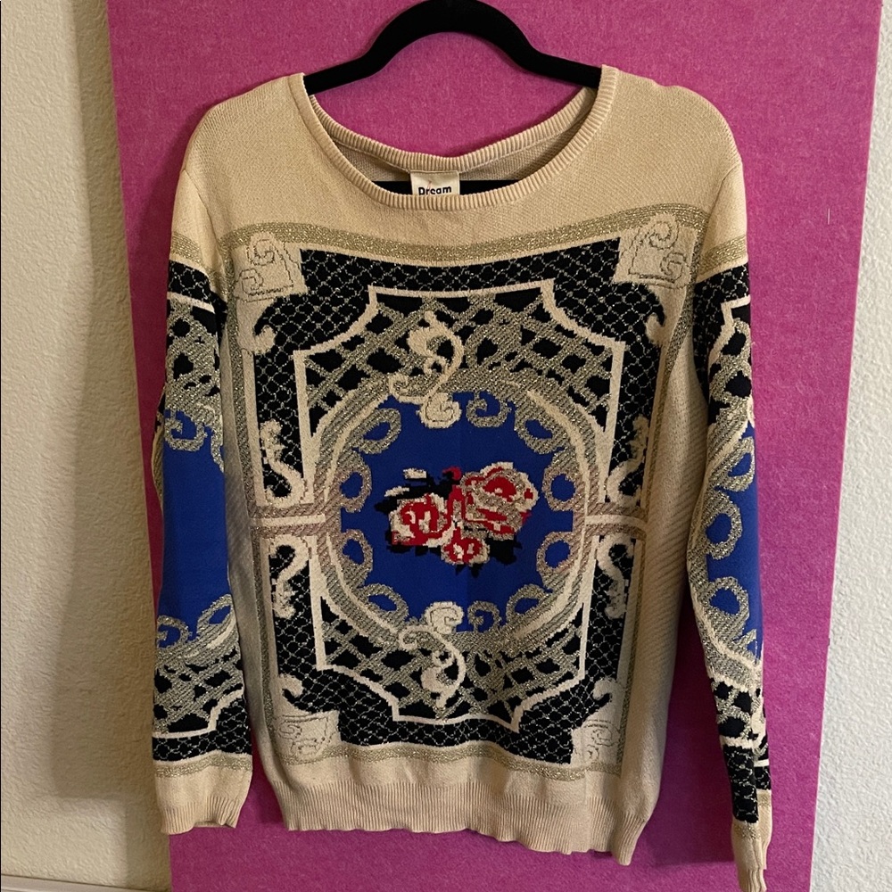 Women's Multicolor Patterned Sweater